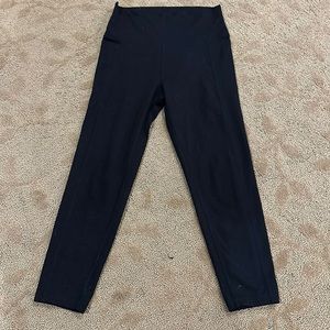 DSG girls L black capri leggings with pockets